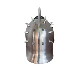 Casque The Elder Scrolls pour armure de combat-18G Steel and Chainmail-Casque de combat médiéval-Casque nordique par couteaux Edge - Product Image 2