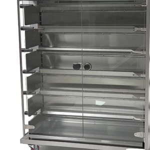 เตาอบไก่ย่างสเตนเลสแบบหมุนได้ ใช้ได้ทั้งแก๊สและไฟฟ้า ปรับความสูงได้ ย่างไก่ได้ทั้งตัว 30 ตัว - Product Image 2