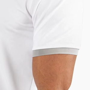 Chemises de golf pour hommes de haute qualité, tricotées, respirantes, confortables, décontractées, motif uni unique, prix de gros pour une utilisation en salle de sport - Product Image 5