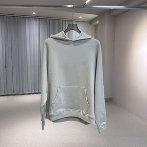 Sudadera con capucha de gran tamaño para hombre de marca personalizada de alta calidad diseño de silicona 3D elástico de avena oscura Flocado de invierno - Product Image 3