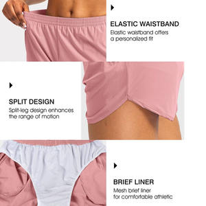 Shorts Deportivos Cortos de Cintura Alta para Mujer, para Gimnasio, Correr, Fitness, Yoga, Tenis, Entrenamiento, Estilo Biker, Fluidos - Product Image 6