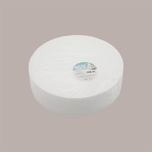 Base de gâteau d'anniversaire réutilisable en polystyrène blanc, diamètre 35 cm et hauteur 7,5 cm, lot de 5 pièces - Product Image 1