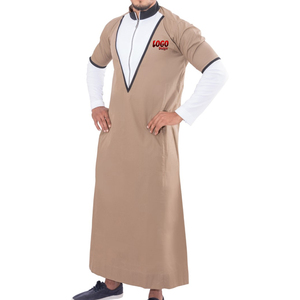 جيب الصدر تعلق مع جيوب جانبية tobes مصنع الدفة المسلمة الرجال المسلمين صنع أثداء المسلمين المصنعة