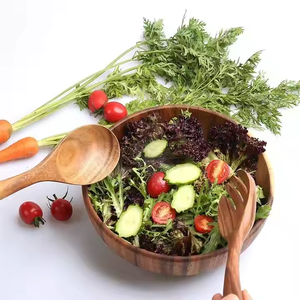 Bols en bois faits à la main, bols rustiques, bols de service en bois naturel, vaisselle en bois écologique, faits à la main par Crescent Crafts - Product Image 3