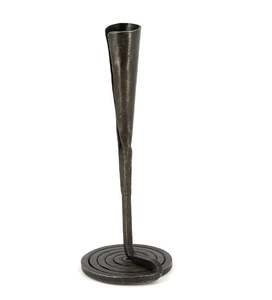 <b>Black</b> Iron Tapered <b>Candle</b> Holder Hand Forged <b>Black</b> Rustic Metal Rustic Metal Metal Holder Decorate Home Festive Hotel Restaurant - Product Image 1