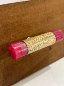 Modern European <b>Kitchen</b> Wardrobe Cabinet <b>Handles</b> Colorful Resin <b>T</b>-<b>Bar</b> Figurine Carved Gemstone Cylindrical Pulls Crafts - Product Image 4