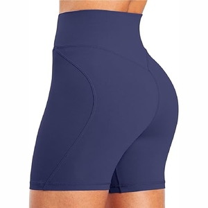 Short de sport respirant à séchage rapide et à haute élasticité, leggings sans couture, taille haute, taille basse, court Gym Fitness, nouveauté 2025 - Product Image 3