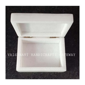 Cajas de Joyería Hechas a Mano en India con Incrustaciones de Mármol de Nácar Rosa Natural de Tamaño Pequeño, 3x2 Pulgadas, 6x4 Pulgadas, VAISHNAVI HANDICRAFTS GATEWAY - Product Image 2