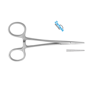 Pince à artère Halsted-Mosquito en acier inoxydable de haute qualité mâchoires dentelées droites Instruments chirurgicaux de 5 pouces - Product Image 2