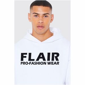 เสื้อมีฮู้ดแบบสวมหัวของผู้ชายผ้าคอตตอนออร์แกนิก100% โอเวอร์ไซส์ลายปักลูกปัดสำหรับฤดูหนาว - Product Image 4