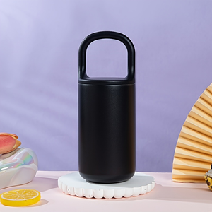 500ml 17oz Stainless Steel Insulated <b>Thermos</b> <b>Bottle</b> with Large Carry Handle Screw Lid Travel Cup Custom Logo - Product Image 1