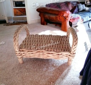 Cama de bebé de madera multifuncional inteligente, accesorios de fotografía para recién nacidos para exteriores y casa de campo, cama de mimbre y accesorios de estudio fotográfico - Product Image 1