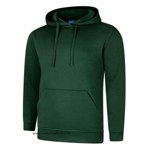 <b>Men's</b> High Quality Custom 320g Heavy Weight Fleece Pullover <b>Hoodie</b> Regular Fit Warm Sweatshirt Lined Hood Pocket Solid Spring - Product Image 4