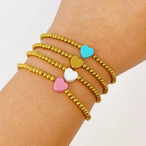 Pulsera de Corazón con Encanto de Moda Muy Apreciada - Product Image 1
