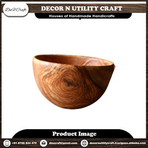 Cuenco para servir ensalada de madera de Acacia personalizado hecho a mano, cuenco para mezclar de madera Sheesham multiusos para cocina para regalo decorativo - Product Image 3