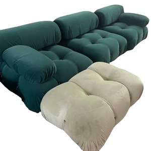 Giữa thế kỷ cổ điển nhung sofa thiết kế đồ nội thất sofa cắt cho phòng khách Mario giải trí kết hợp sofa