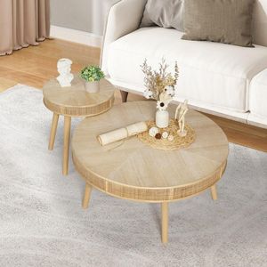 Meubles d'extérieur en rotin naturel de style élégant Table et chaise de détente pour balcon et cour Patio Table et chaise en rotin faites à la main - Product Image 3