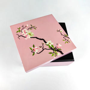 <b>Cheap</b> price lacquer jewelry box with custom logo manufacturer wholesale handmade lacquered boxes - Product Image 5