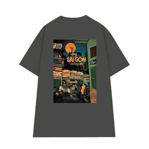 เสื้อยืดผู้ชายผ้าฝ้าย100% ใส่ได้ทั้งชายและหญิงเสื้อยืดผู้ชายลายกราฟิกสัตว์เรียบง่ายทันสมัยโลโก้ด้านหน้าแบบดิจิตอล - Product Image 2