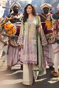 Trajes de césped pakistaníes Mayoristas Últimas marcas pakistaníes Catálogo 2023 Super descuentos Vestido de mujer pakistaní - Product Image 3