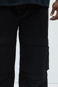 Pantalones cargo de poliéster holgados de pierna ancha con múltiples bolsillos personalizables al por mayor, ropa de calle de moda para hombre - Product Image 4