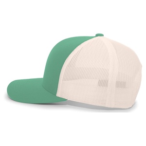 Casquette de camionneur 5 panneaux réglable avec broderie personnalisée 2026, casquette de baseball en toile respirante avec maille, casquette de camionneur à sublimation pour la plage - Product Image 3