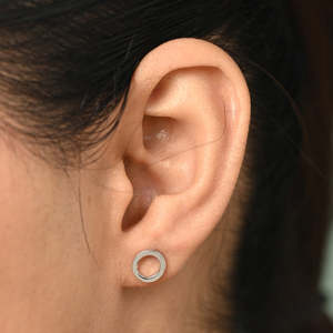 Pendientes de Plata de Ley 925 de Primera Calidad para Mujer, Diseño Moderno con Diamantes en Oro Rosa, Multiforma (Corazón, Letra, Flor, Estrella) - Product Image 4