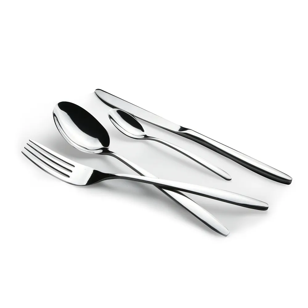 Salad Servers Stainless Steel Western Tableware Cutlery Standard Cutlery Polished Finishing Design Tableware Designer Set