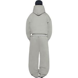 Fabricant en gros OEM survêtement baggy 100% coton vierge personnalisé pour hommes 500 Gsm pull lourd survêtement - Product Image 4