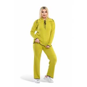 Conjunto de polo de mujer de moda de alta calidad con Bagcikil Yaka Trikosh como este único y elegante - Product Image 5