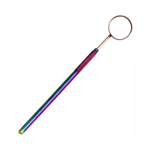 Espejos laríngeos dentales de acero inoxidable con certificación CE de alta resistencia, herramientas dentales hechas a mano, fuente de alimentación Manual - Product Image 6