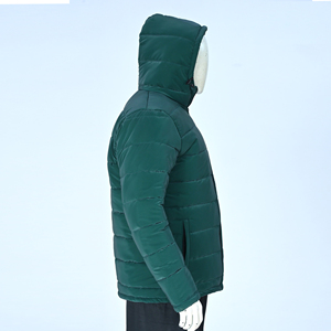 Chaqueta Acolchada con Capucha para Hombre de Kent Trading Company, Chaqueta de Invierno Gruesa con Relleno de Algodón, Resistente al Viento, Corte Regular, Ropa Casual para Exteriores - Product Image 2