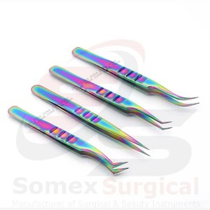 Pince à épiler multicolore pour cils d'extension vente en gros - Product Image 2