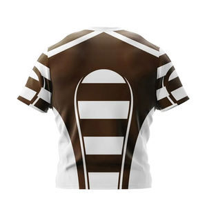 Uniforme de rugby professionnel personnalisable, léger, respirant, grande taille, tissu polyester antibactérien, séchage rapide, confortable - Product Image 5
