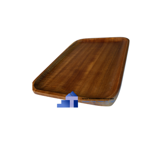 Plateau de service en bois durable de qualité supérieure Plateaux décoratifs en bois pour le service de nourriture pour les ustensiles de cuisine en gros fabriqués au Vietnam - Product Image 2