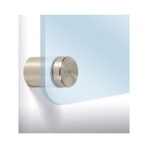 Distanziali per Targhe Diametro 30x25mm Nichel Satinato - Product Image 1