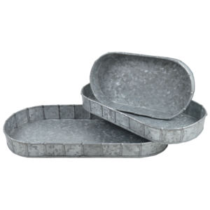 Plateau de service en fer émaillé Impression de clés Accessoires de cuisine Fabrication en gros de différentes tailles de plateau en métal aluminium et acier inoxydable - Product Image 4