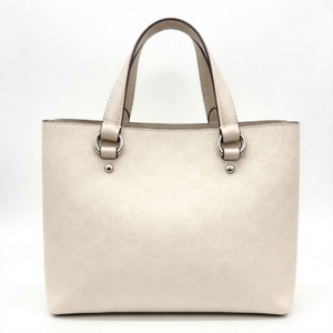 Bolso Tote de Cuero Genuino R+ para Mujer, Cierre de Cremallera de 7 Pulgadas, Dos Asas, Minimalista, para Uso Diario - Product Image 3