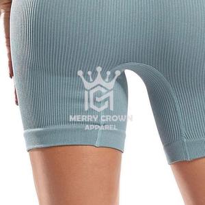 กางเกงขาสั้นเอวสูงระบายอากาศได้ดีสำหรับผู้หญิงกางเกงขาสั้นเอวสูงแบบลำลองน้ำหนักเบาฤดูร้อน - Product Image 6