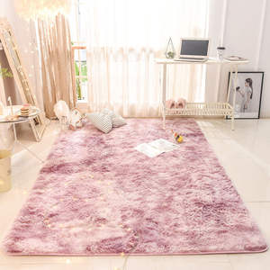 Alfombra Moderna de Lana y Seda Personalizada, Gruesa y Esponjosa, con Altura de Pelo de 5-6 mm, Lavable a Máquina, Fácil Cuidado Doméstico, para Adolescentes - Product Image 5