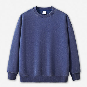 Sudadera Corta de Algodón 100% Grueso de 360 g/m² con Lavado Ácido, Estilo Holgado y Moderno para Otoño e Invierno, con Logotipo Personalizable - Product Image 5