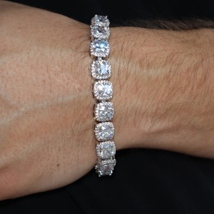 กำไลเพชรเทนนิสส่งตรงจากโรงงานสำหรับขายปลีกและสั่งซื้อ OEM - Product Image 3