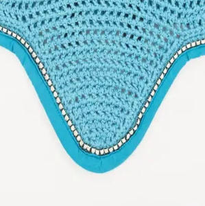 Dernière conception d'équipement équestre équin personnalisé voiles de mouches de cheval Bonnets d'oreille en maille souple de haute qualité pour les produits d'équitation - Product Image 6