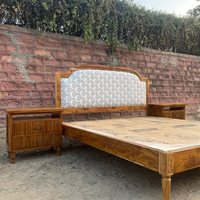 Meilleur lit en bois de manguier massif naturel de qualité supérieure Lit en bois king size Lit double parfait pour la maison et l'hôtel au prix de gros OEM