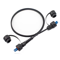 Adaptateur optique étanche Duplex LC SC MPO IP67 LSZH, câble de raccordement à fibres optiques, connecteurs rapides, utilisation extérieure, 5G 4G 3G 100m ODVA