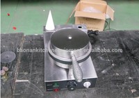 Machine à cornets de glace électrique professionnelle en acier inoxydable, machine à gaufres croustillantes pour les snack-bars