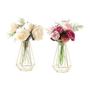 Soporte de flores de hierro de alta calidad, floreros decorativos de mesa de oficina expandible para boda en el hogar y la Oficina - Product Image 1