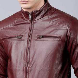 Chaqueta de Motociclismo Premium 2025 Personalizada en Oferta, Chaqueta Acolchada de Cuero Genuino para Invierno, Ropa Urbana con Capucha Personalizada OEM - Product Image 6