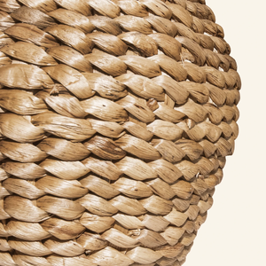 Handcrafted Water <b>Hyacinth</b> Flower <b>Vase</b> / Decorative Natural Fiber Tabletop <b>Vase</b> for Dry Flowers and Farmhouse Home Decor - Product Image 4