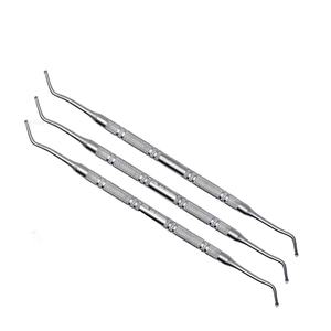 Lima de uñas de vidrio de calidad superior, venta al por mayor, lima de uñas para dedos y pies, Juego de 3 piezas, juego de cuidado de belleza, Mani-Pedi kit de herramientas, instrumentos - Product Image 1